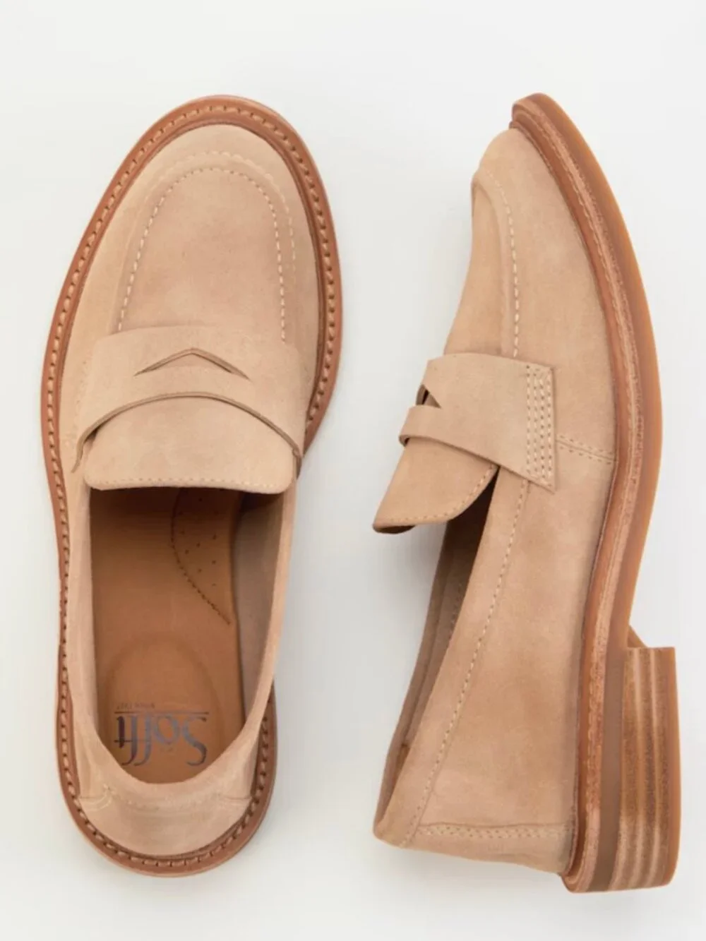NWT Sofft Mara Lenox Tan Loafers
